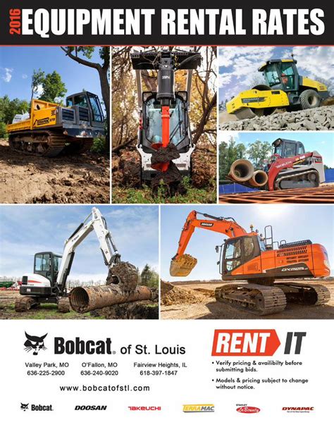 mini skid steer rental st louis|small bobcat rentals near me.